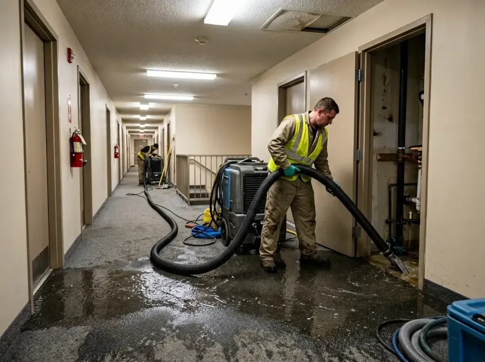multi-unit-apartment-hallway-f-005 — frequently asked questions, Emergency Burst Pipe Water Extraction & Removal in Yukon, OK